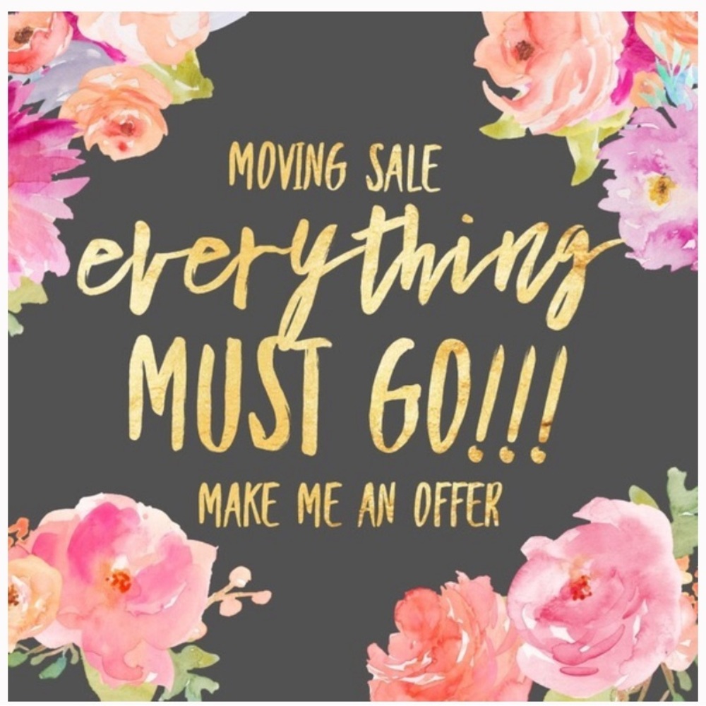 Moving Sale